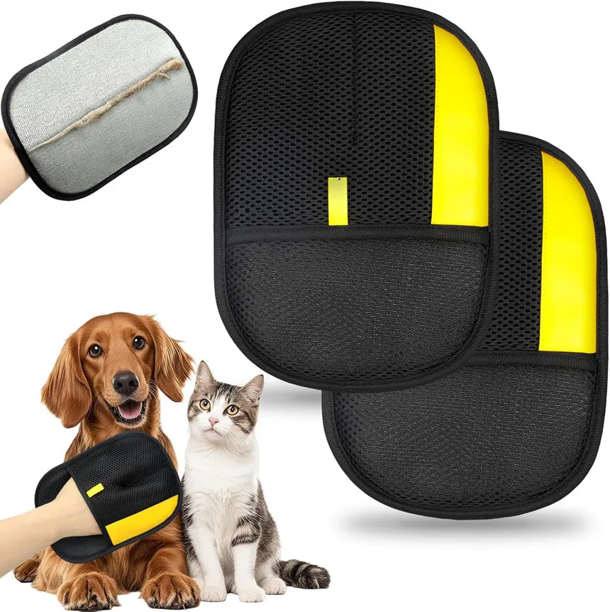 Pet Hair Remover Portable Washable Clothes Hair Dehairing Gloves Pet Cleaning Products Pet Accessories